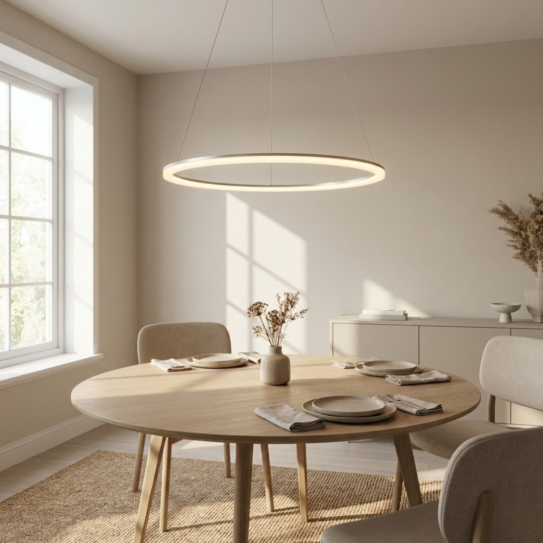 LED Ring Pendant Chandelier Ceiling Light Fixture