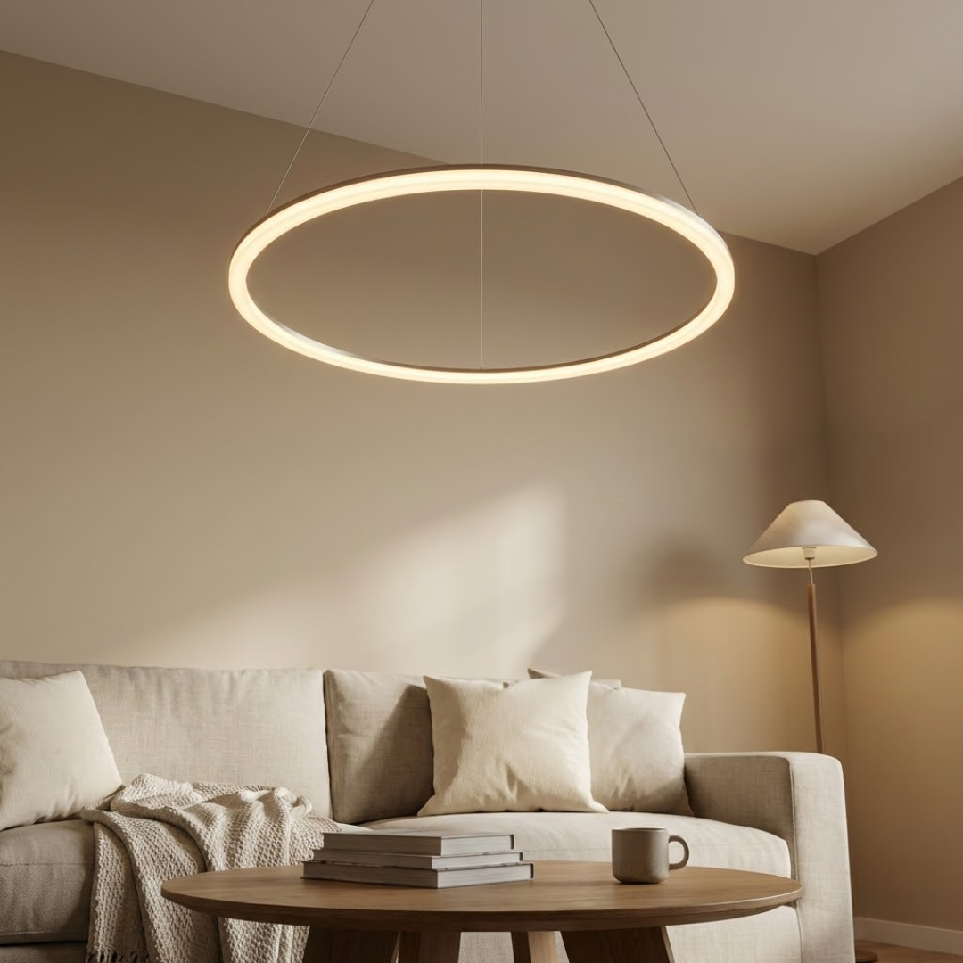 LED Ring Pendant Chandelier Ceiling Light Fixture