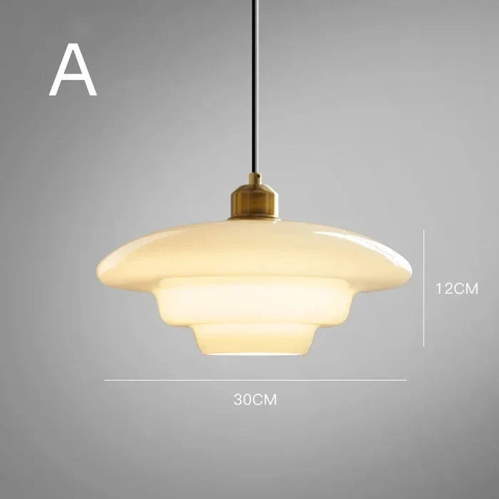Somerby | Mid-Century Glass Pendant Light