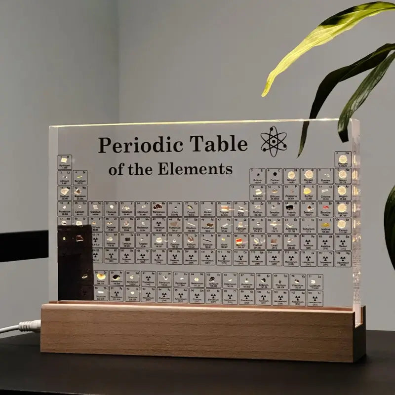 Kinetic | Illuminated Periodic Table Display with Real Elements