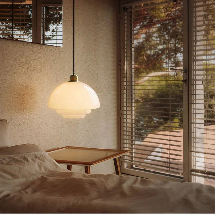 Somerby | Mid-Century Glass Pendant Light