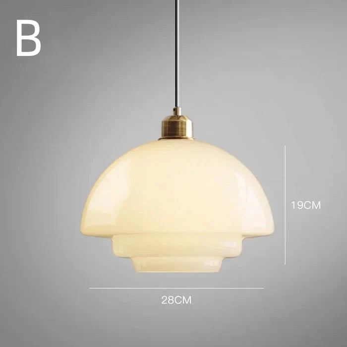Somerby | Mid-Century Glass Pendant Light