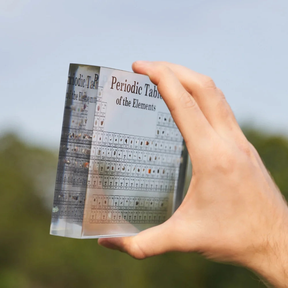 Kinetic | Illuminated Periodic Table Display with Real Elements