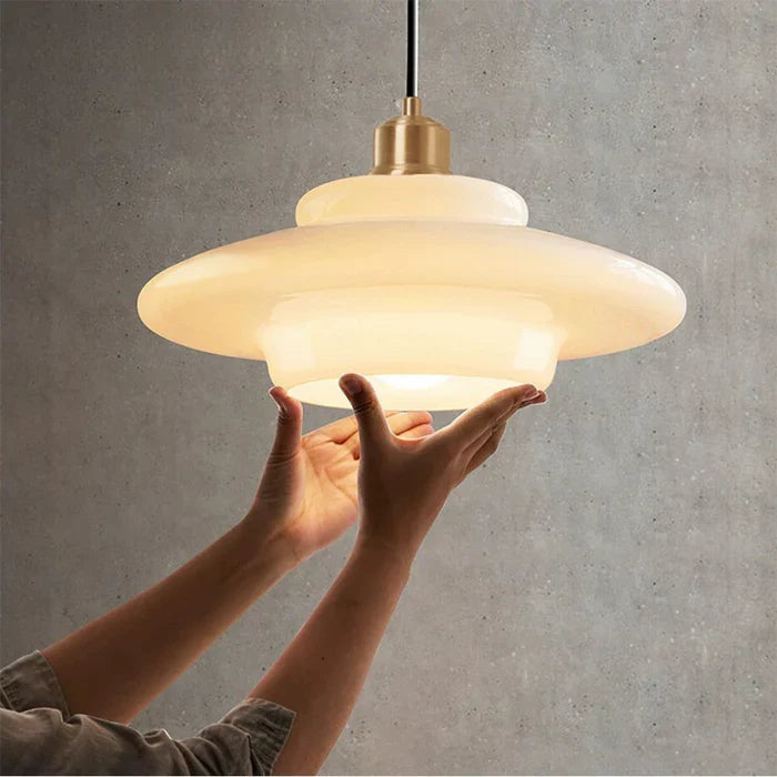 Somerby | Mid-Century Glass Pendant Light