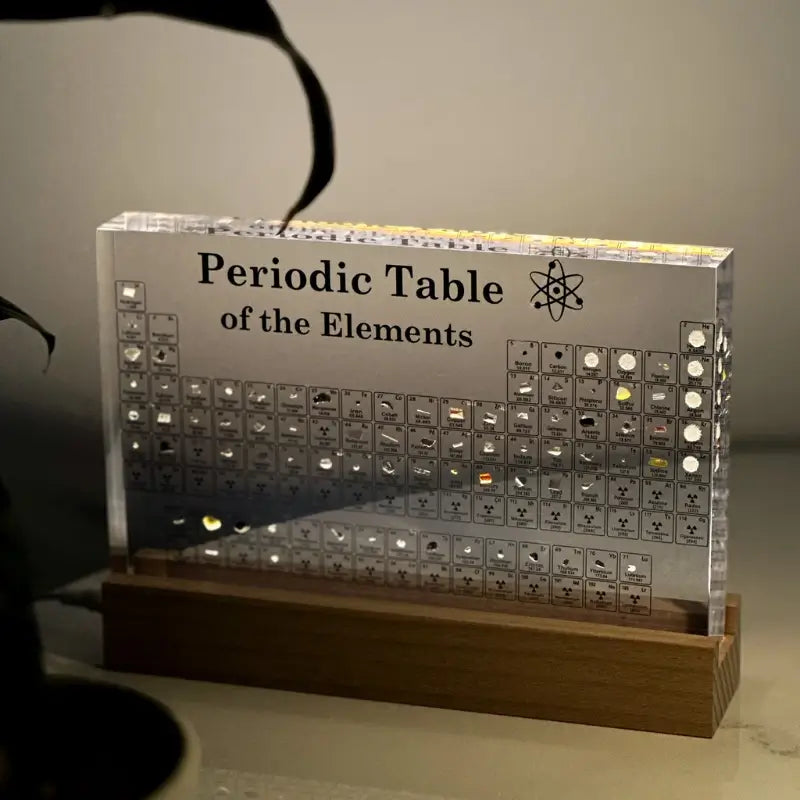 Kinetic | Illuminated Periodic Table Display with Real Elements