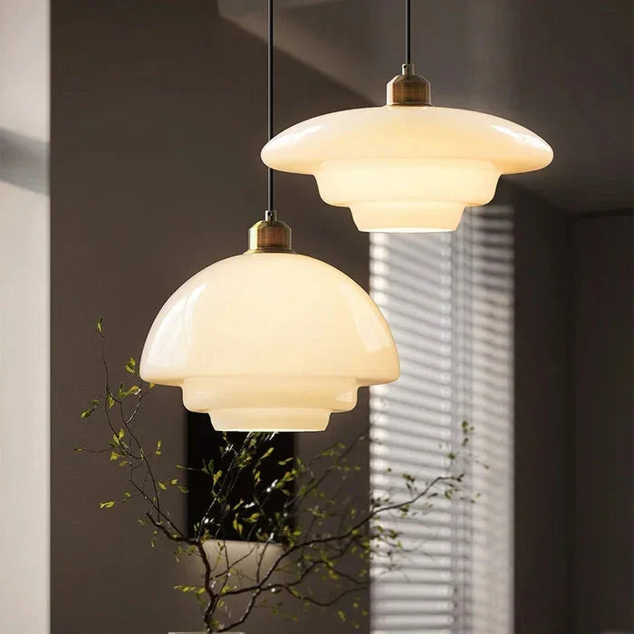 Somerby | Mid-Century Glass Pendant Light