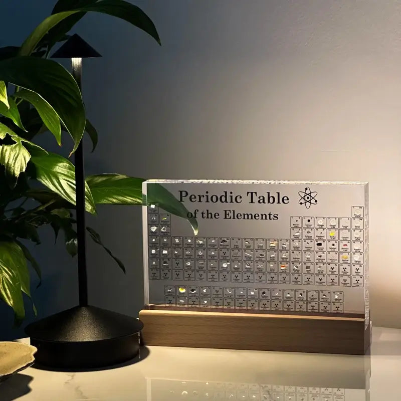 Kinetic | Illuminated Periodic Table Display with Real Elements