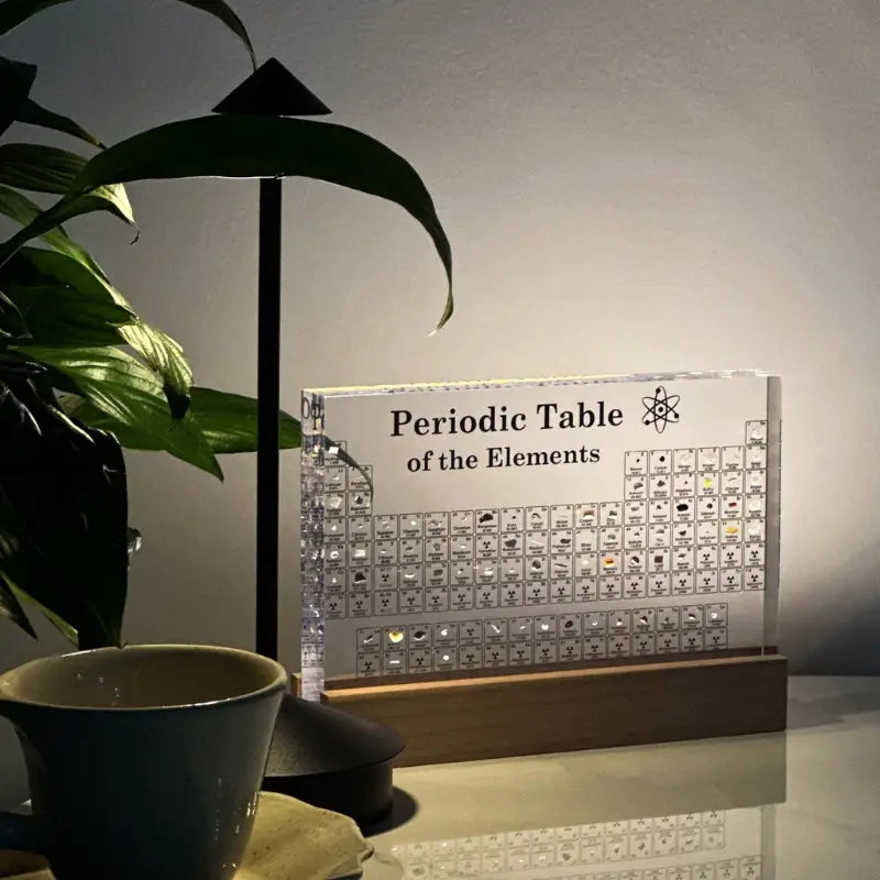 Kinetic | Illuminated Periodic Table Display with Real Elements