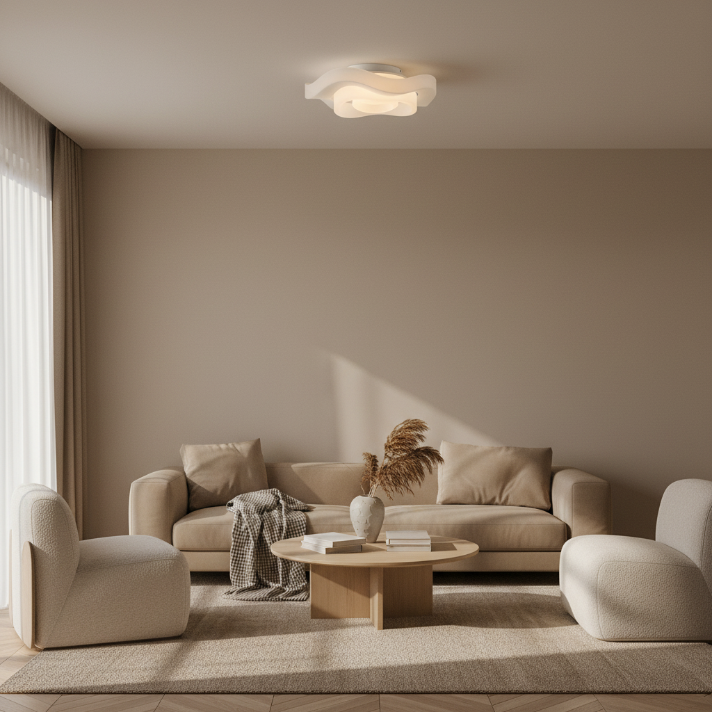 Wave Form Ceiling Light