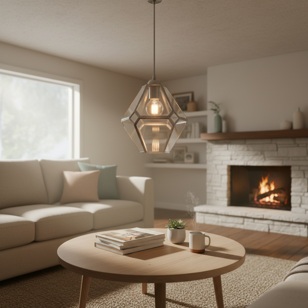 Geometric Jewel Pendant Light