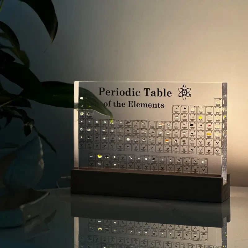 Kinetic | Illuminated Periodic Table Display with Real Elements