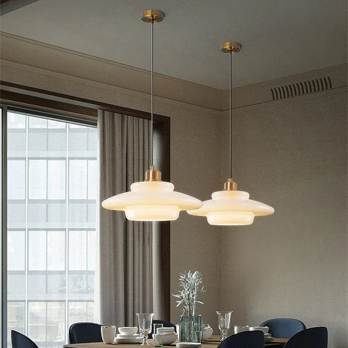 Somerby | Mid-Century Glass Pendant Light