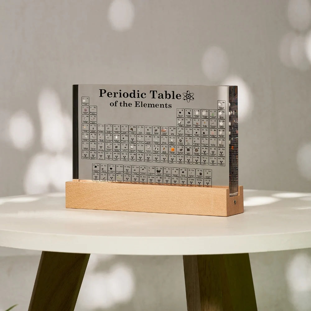 Kinetic | Illuminated Periodic Table Display with Real Elements