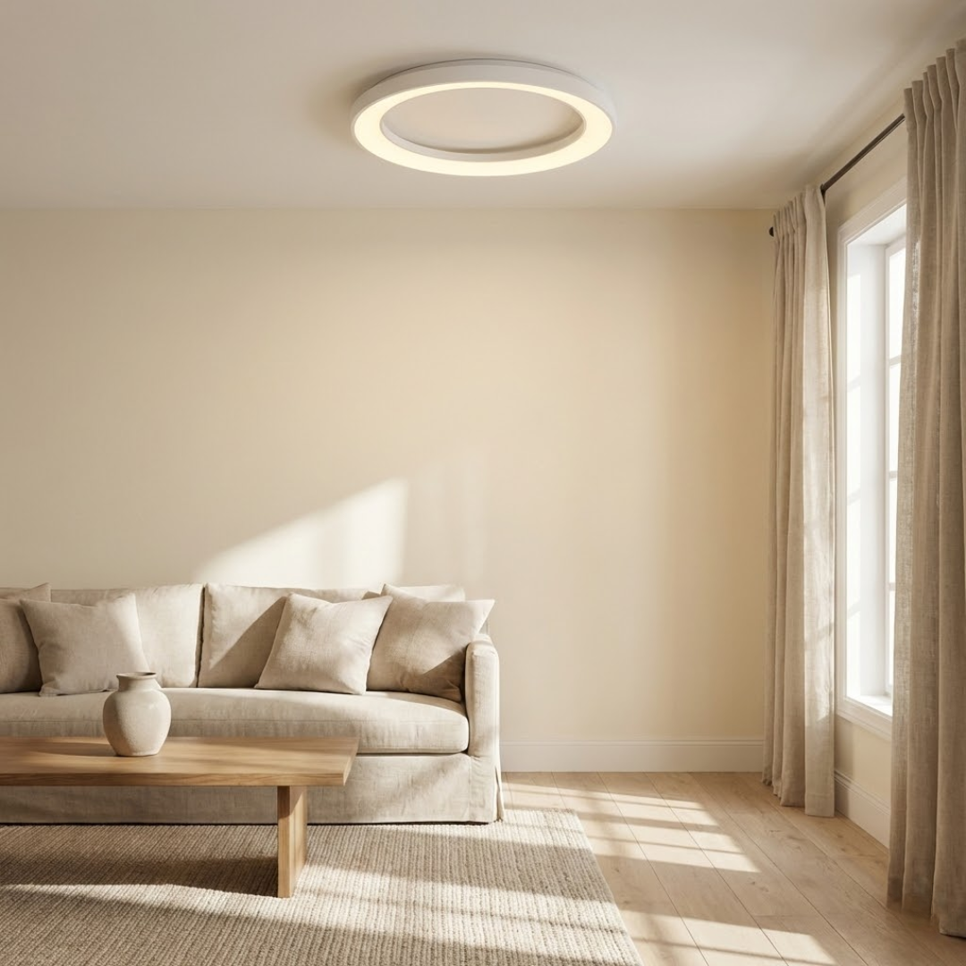 Halo LED Flush Mount Ceiling Light Fixture