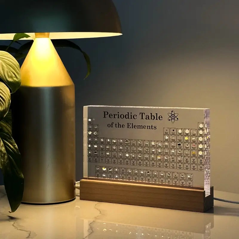 Kinetic | Illuminated Periodic Table Display with Real Elements
