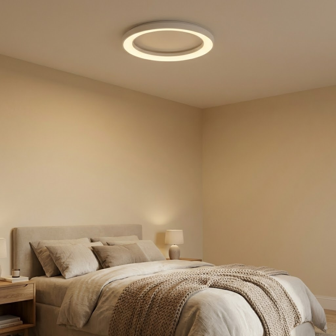Halo LED Flush Mount Ceiling Light Fixture