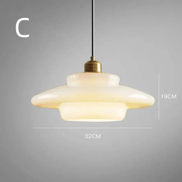 Somerby | Mid-Century Glass Pendant Light