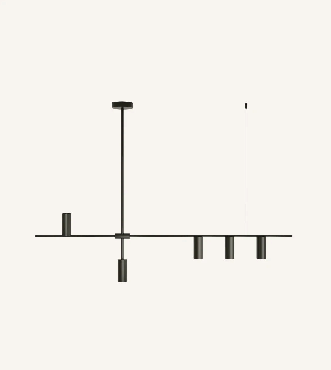 Valente | Linear Pendant Light with Adjustable Cylinders