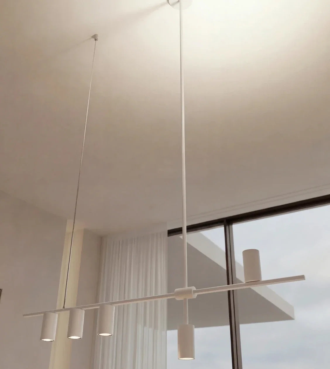 Valente | Linear Pendant Light with Adjustable Cylinders