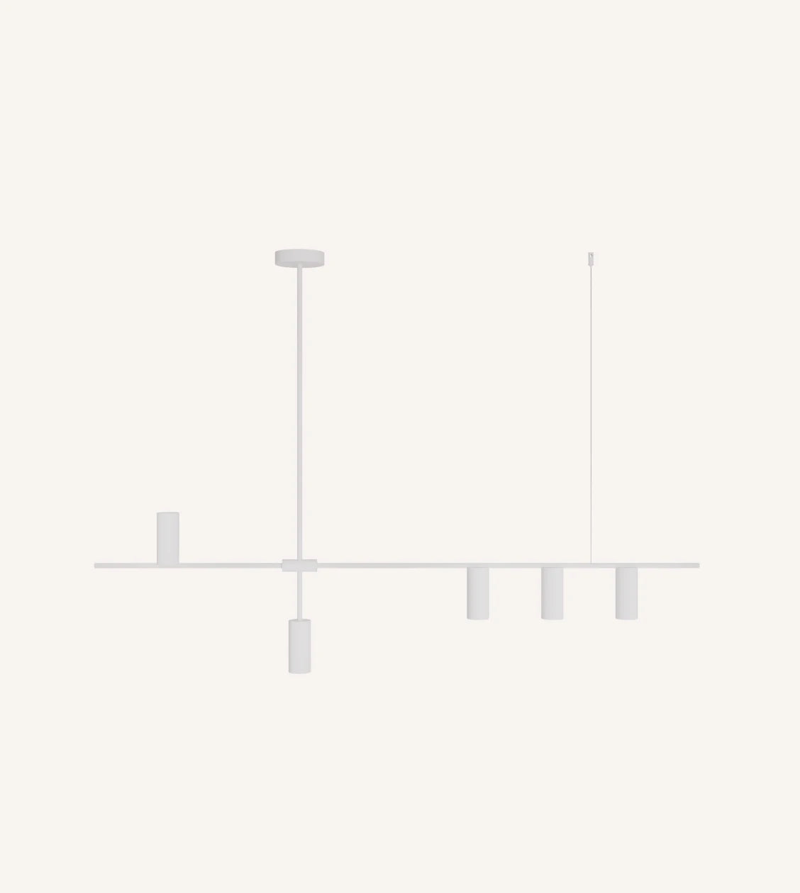 Valente | Linear Pendant Light with Adjustable Cylinders