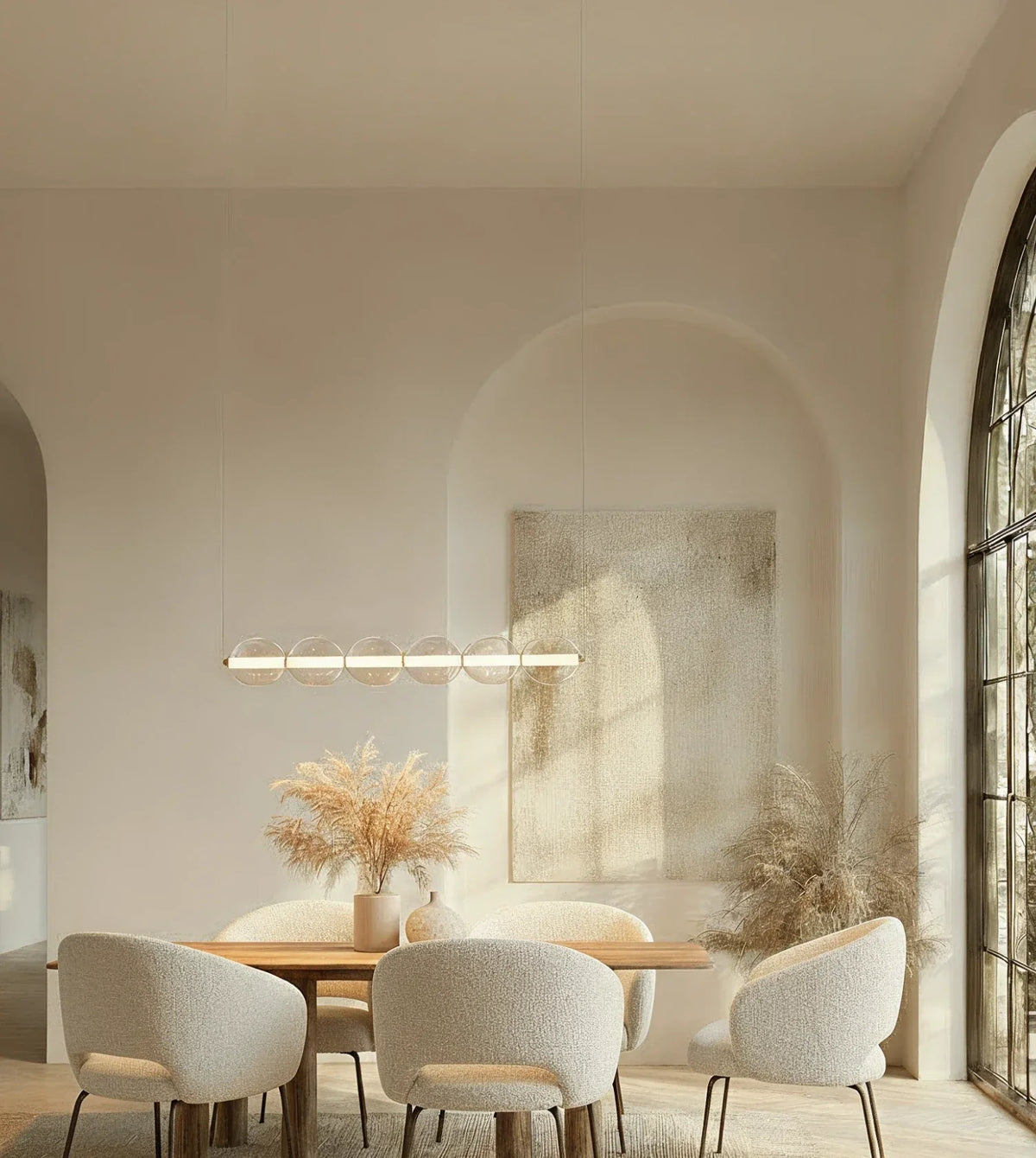 Cyllene | Six-Sphere Glass Pendant Light