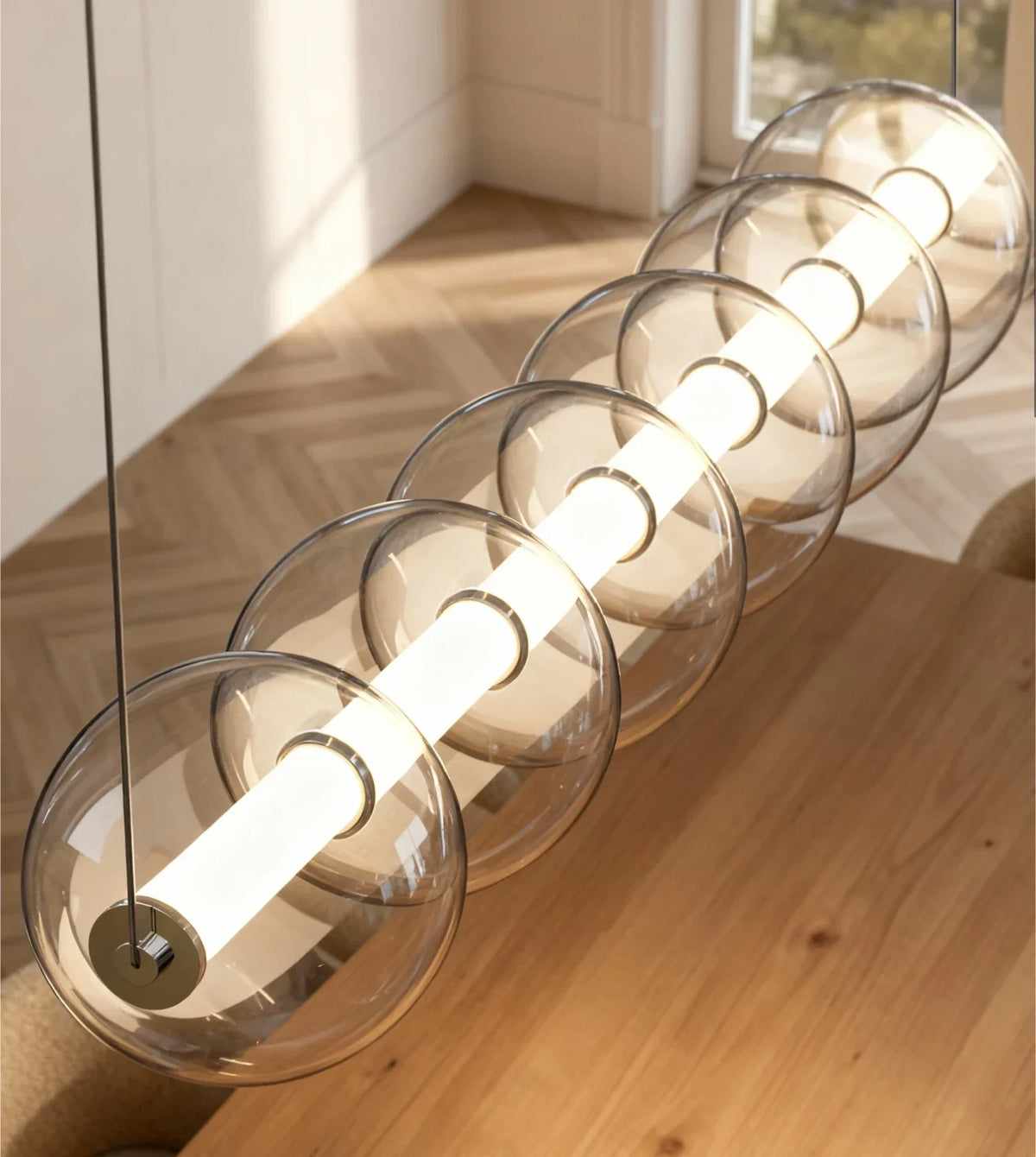 Cyllene | Six-Sphere Glass Pendant Light
