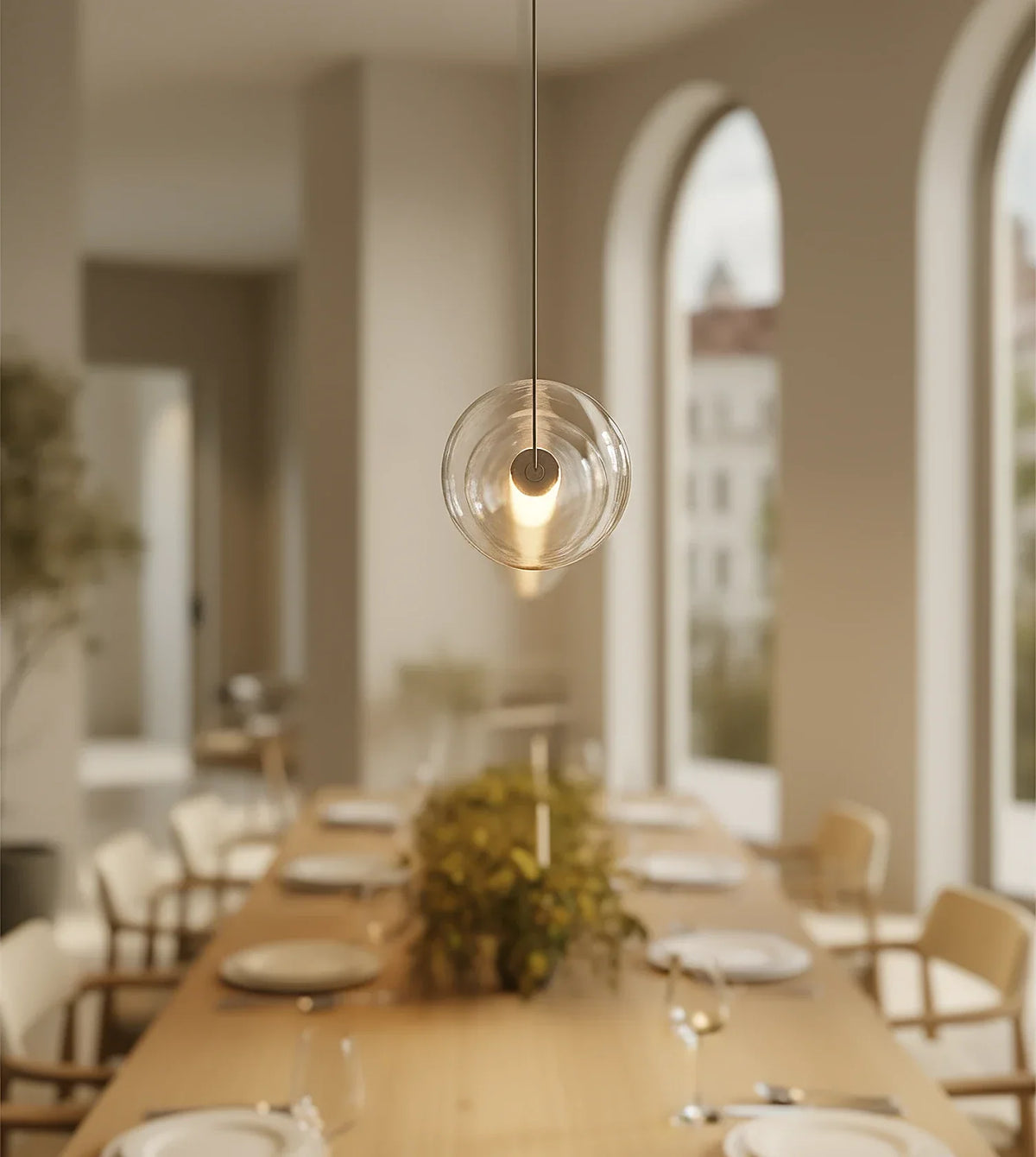 Cyllene | Six-Sphere Glass Pendant Light