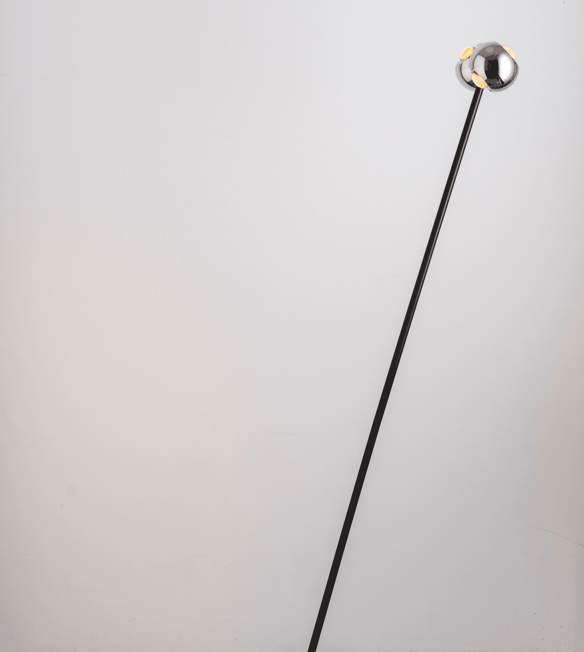 Cyrano | LED Floor Lamp with Adjustable Chrome Heads