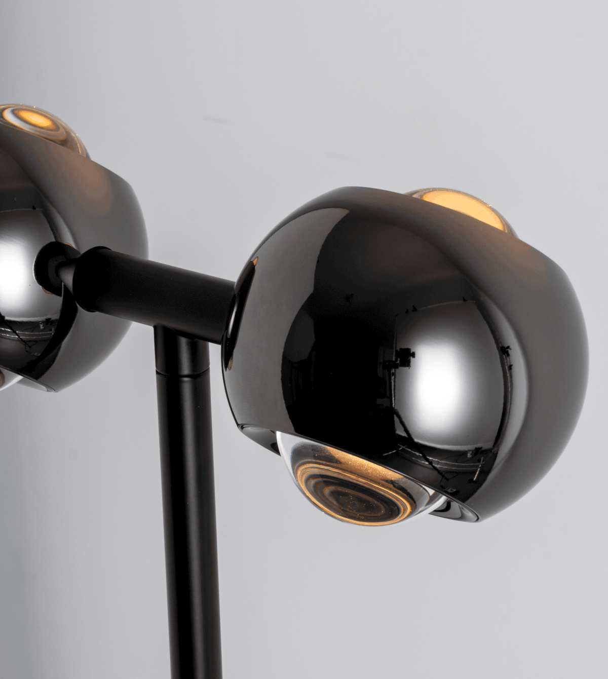 Cyrano | LED Floor Lamp with Adjustable Chrome Heads