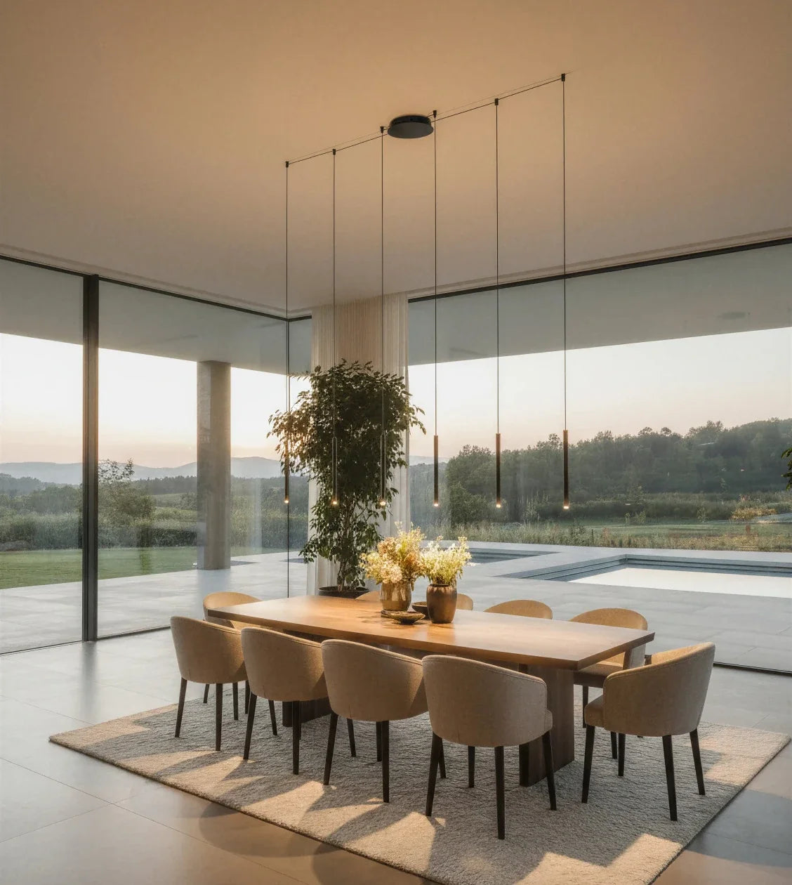 Cassian | Six-Light Linear Pendant