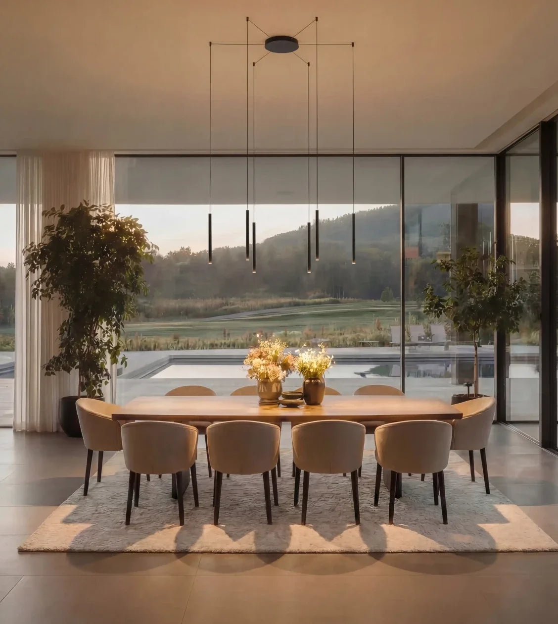 Cassian | Six-Light Linear Pendant