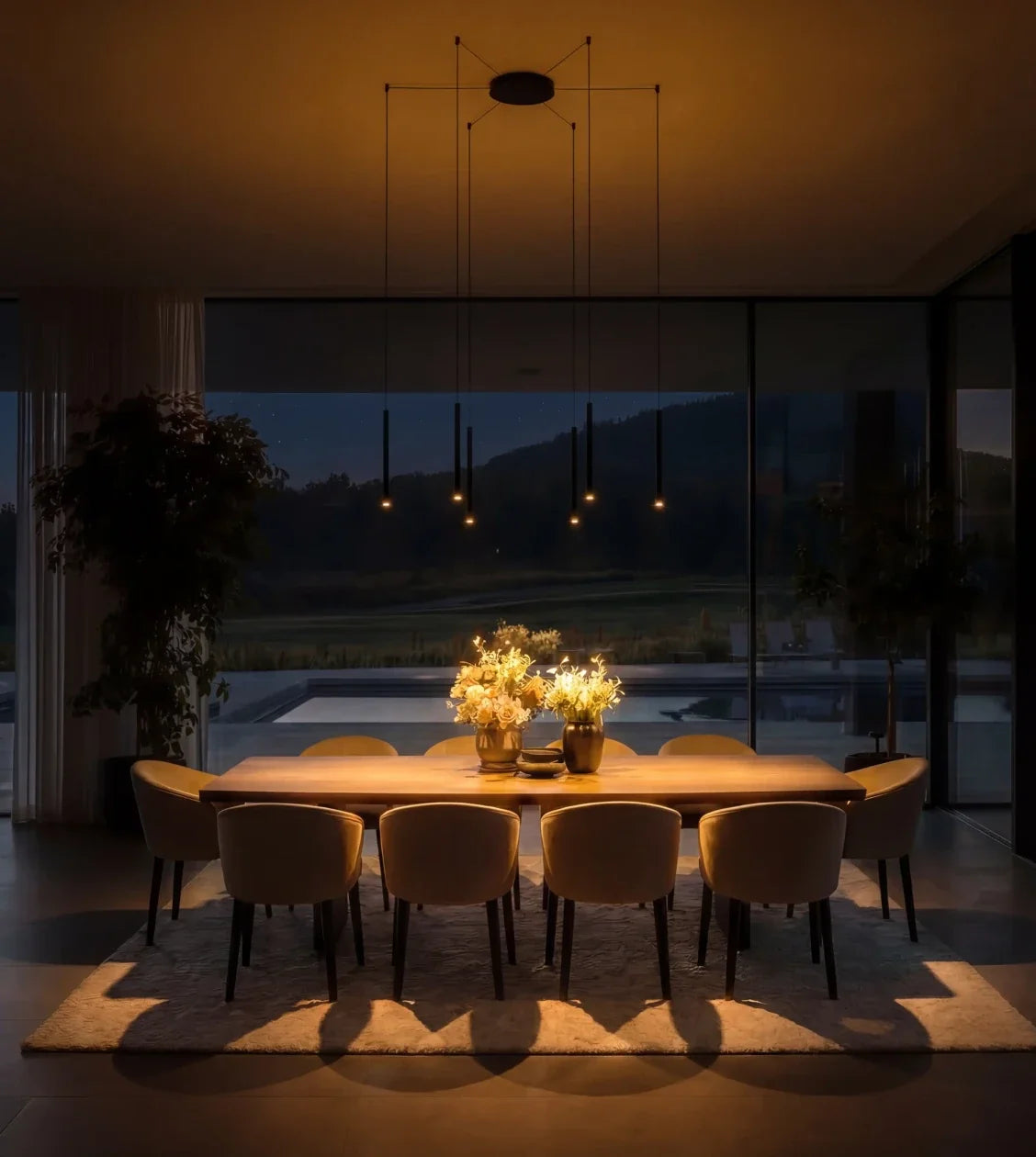 Cassian | Six-Light Linear Pendant