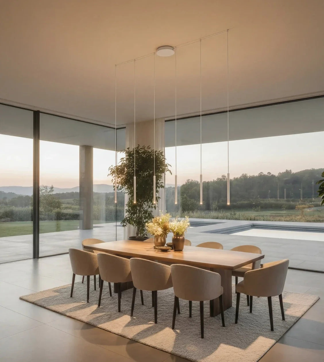 Cassian | Six-Light Linear Pendant