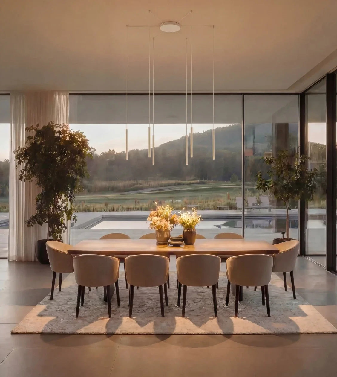 Cassian | Six-Light Linear Pendant