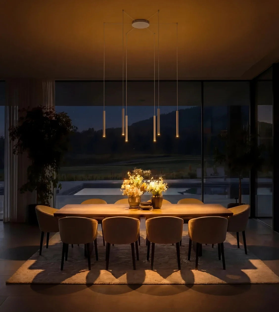 Cassian | Six-Light Linear Pendant