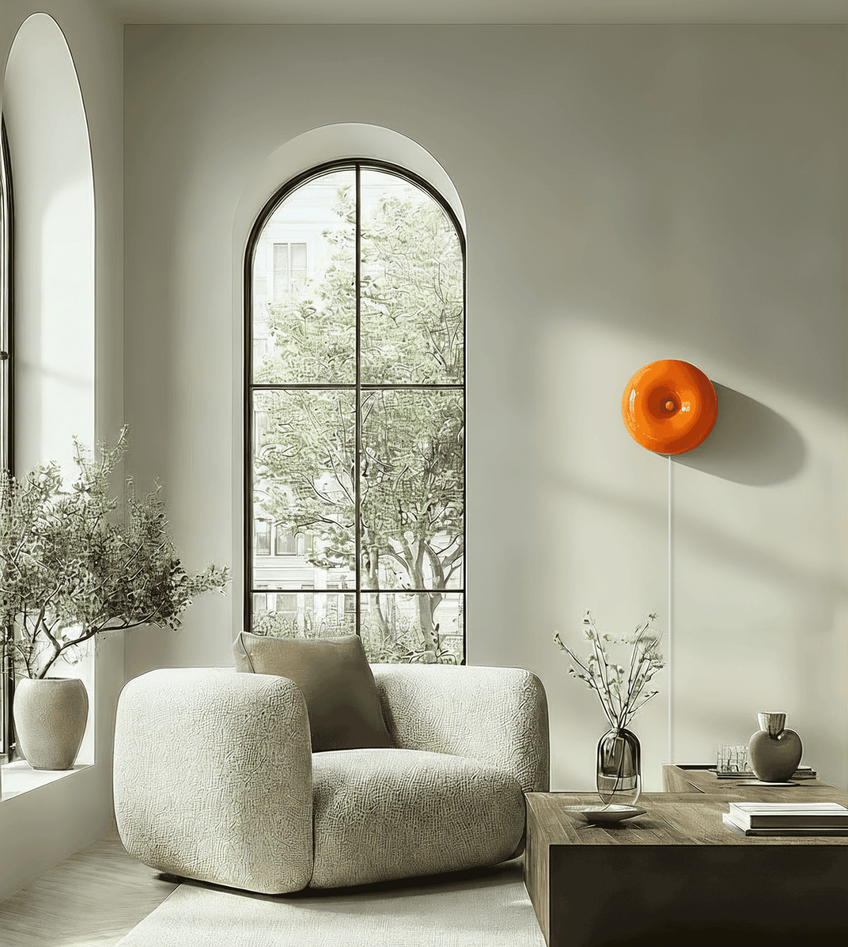 Cirelle | LED Glass Wall Light with Touch Dimmer