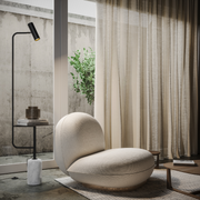 Thalessa | Floor Lamp with Integrated Side Table and Marble Base