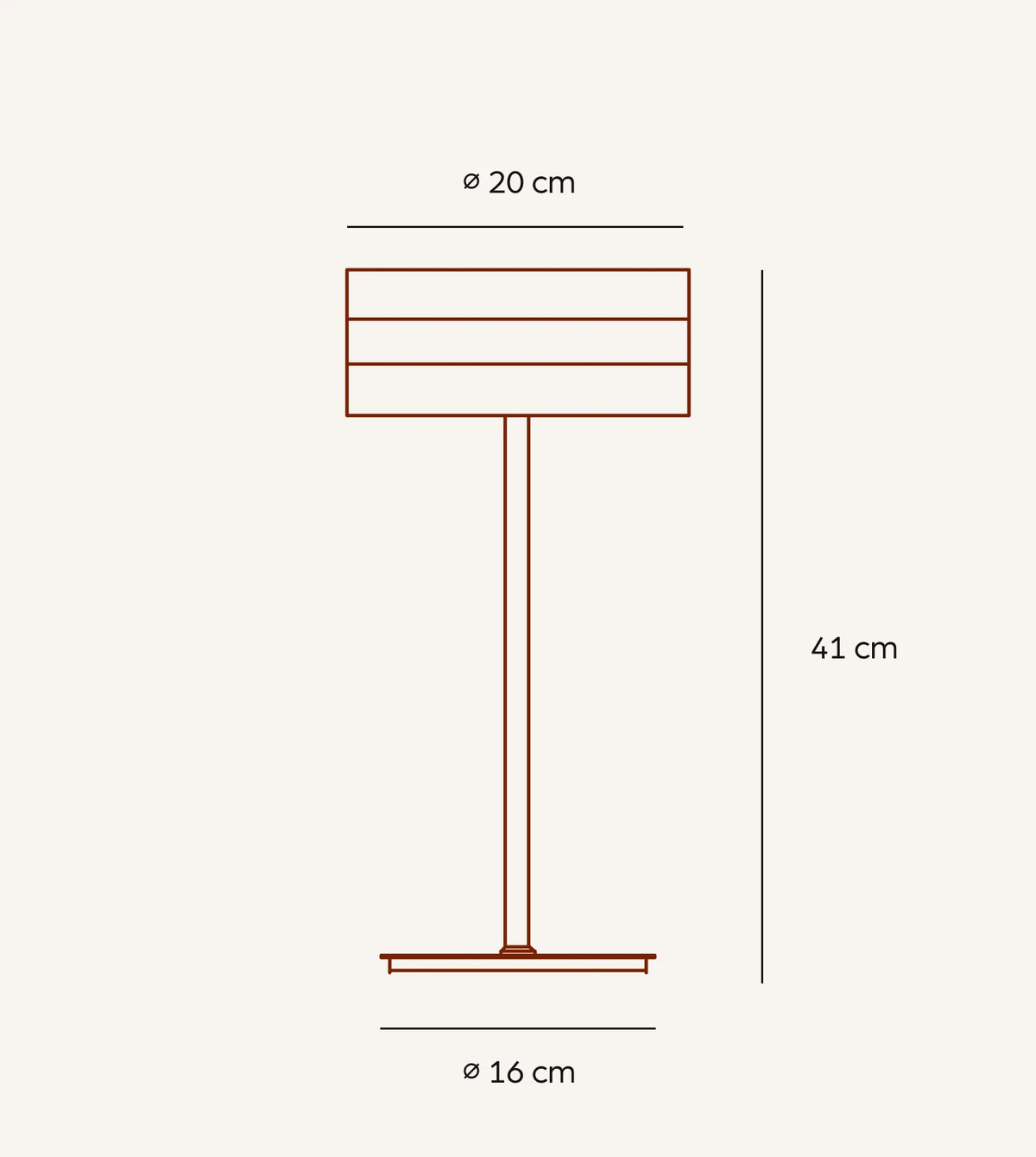 Cybell | LED Table Lamp with Touch Dimmer
