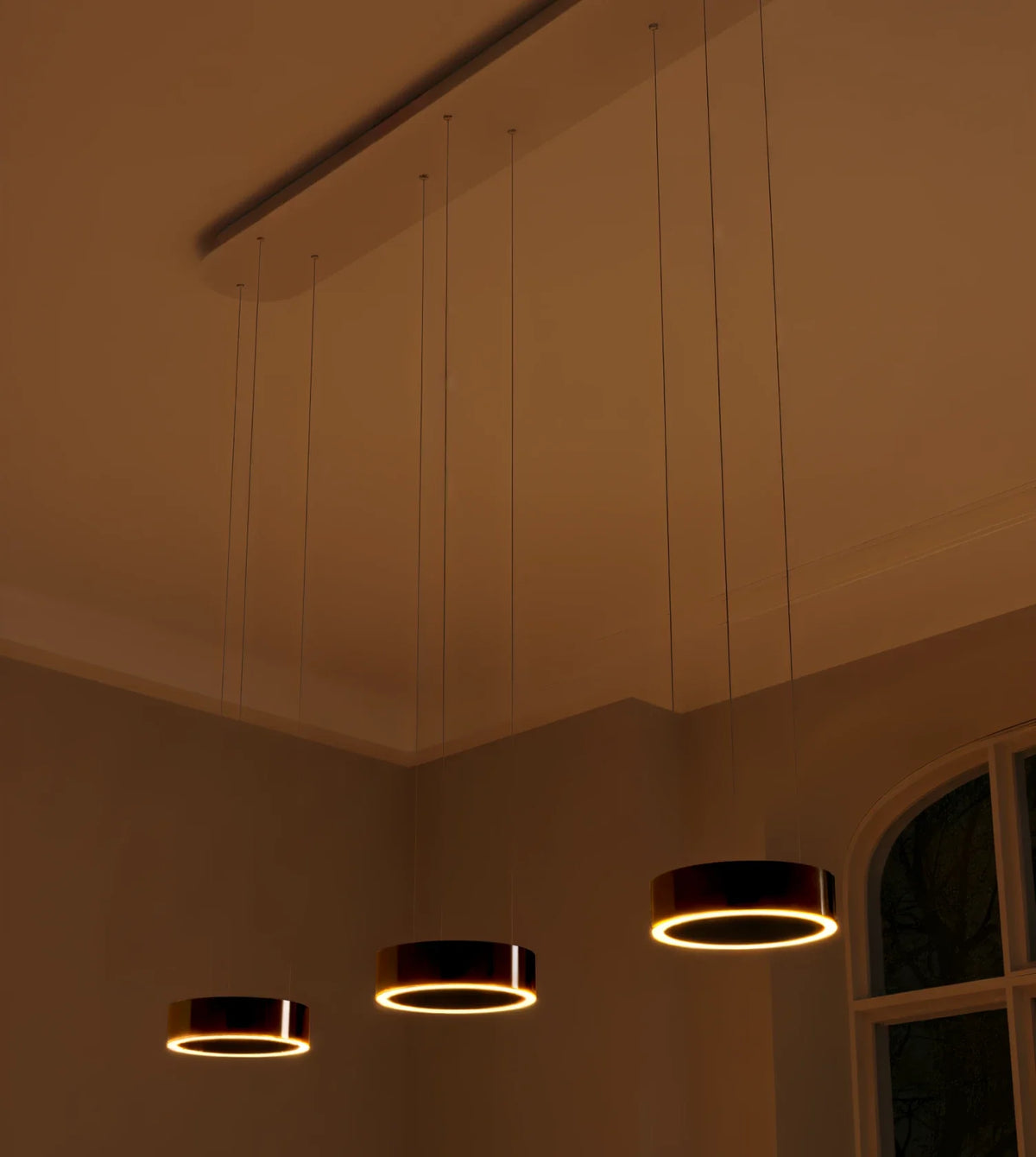 Harmonia | Three-Light Pendant Fixture with Adjustable Cables