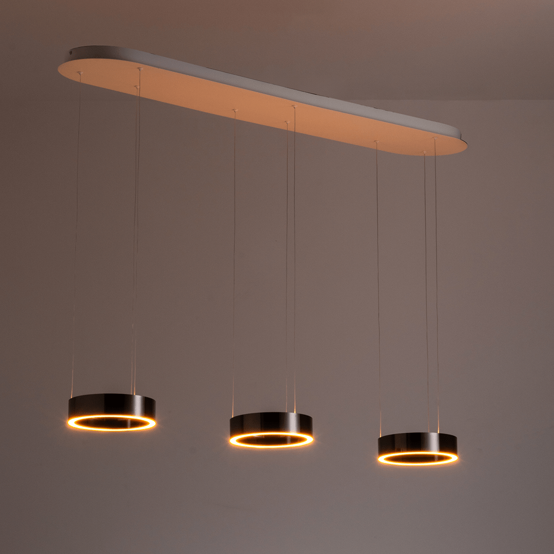 Harmonia | Three-Light Pendant Fixture with Adjustable Cables
