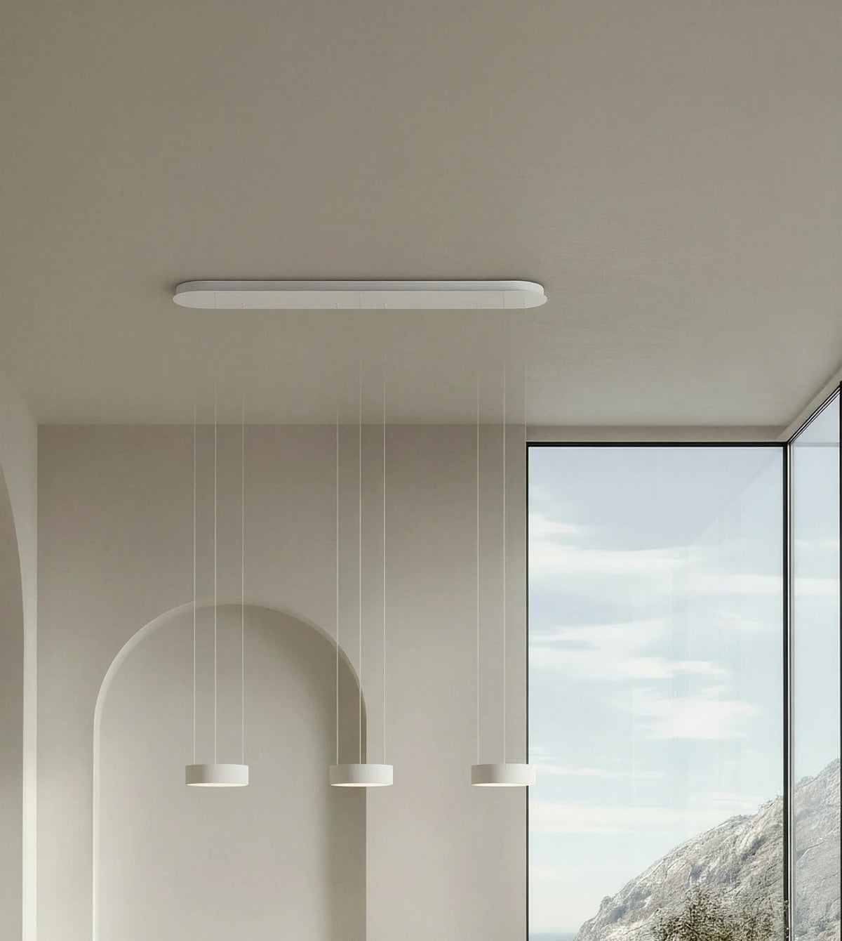 Harmonia | Three-Light Pendant Fixture with Adjustable Cables