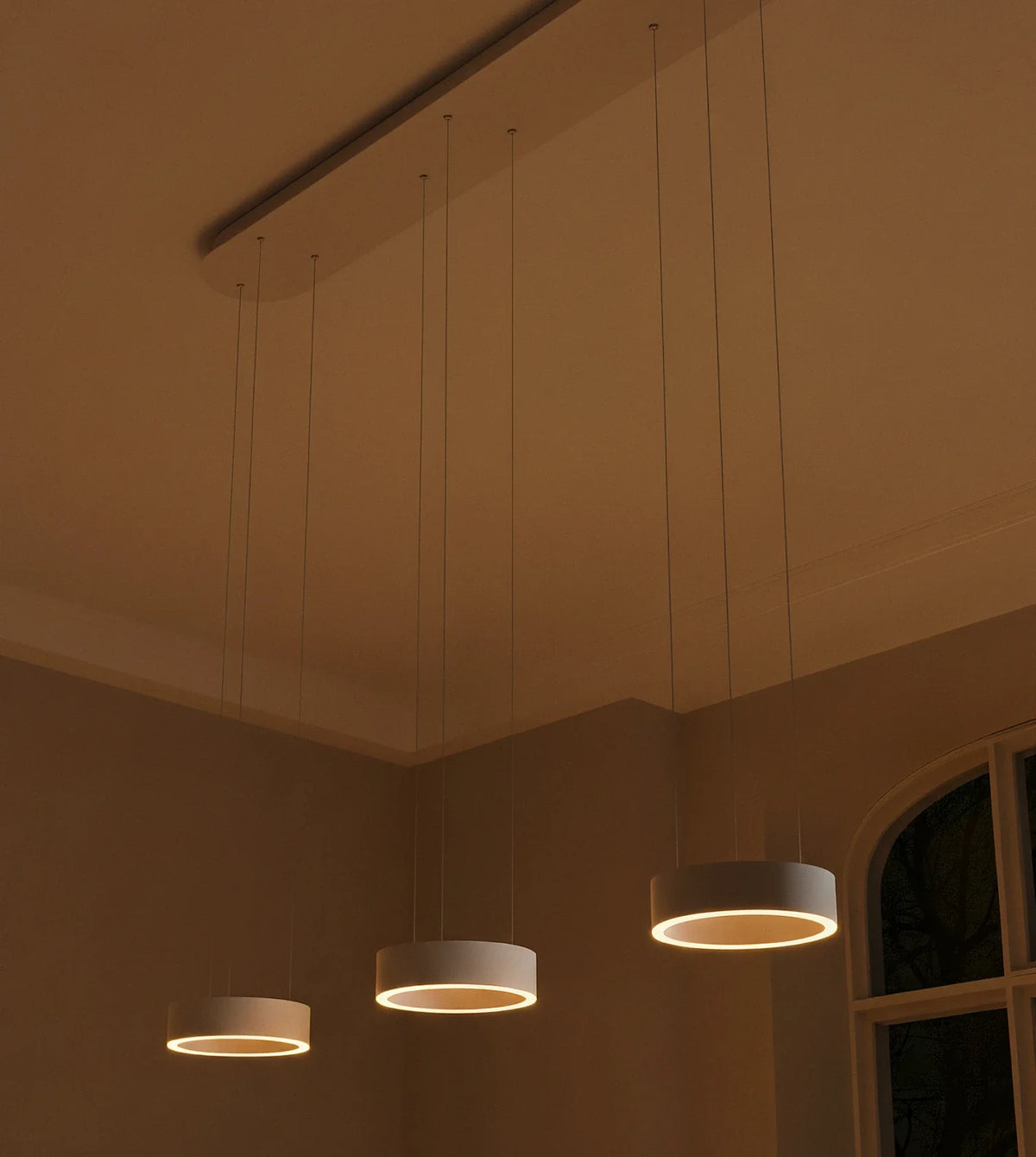 Harmonia | Three-Light Pendant Fixture with Adjustable Cables