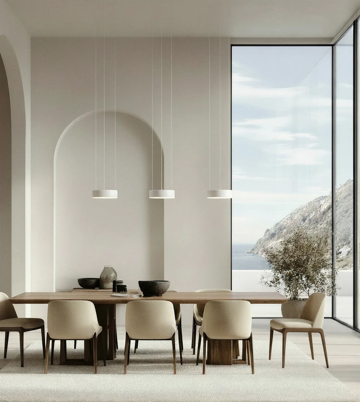 Harmonia | Three-Light Pendant Fixture with Adjustable Cables