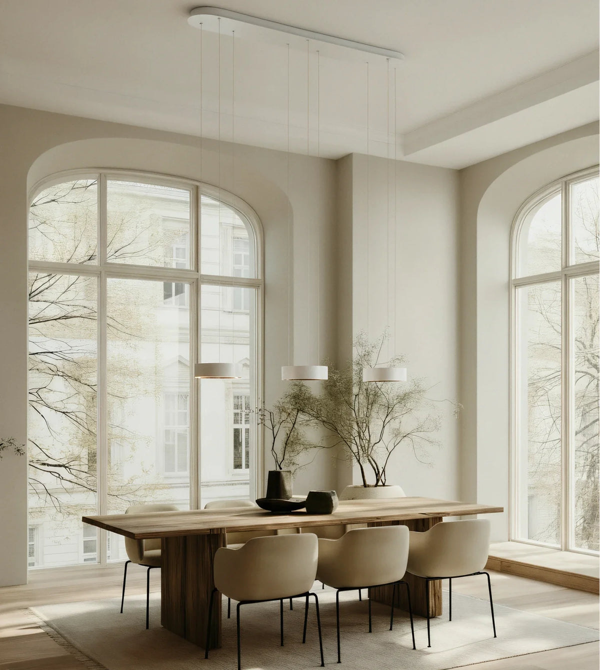 Harmonia | Three-Light Pendant Fixture with Adjustable Cables