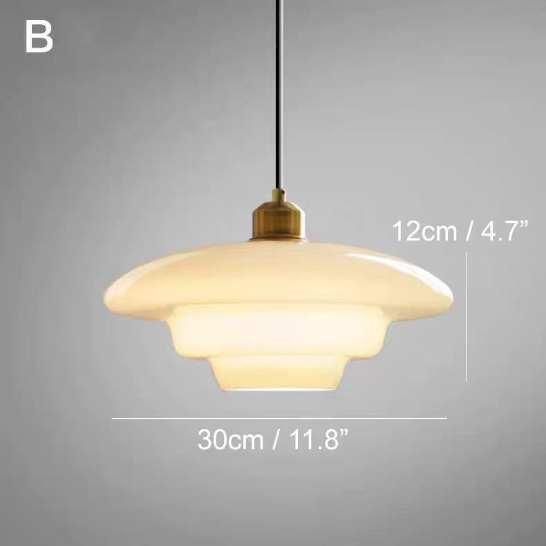 Somerby | Mid-Century Glass Pendant Light