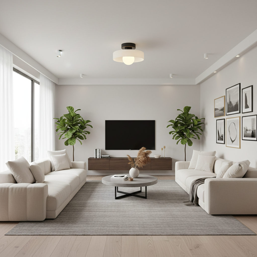 Ombris | Ceiling Light with Glass Shade