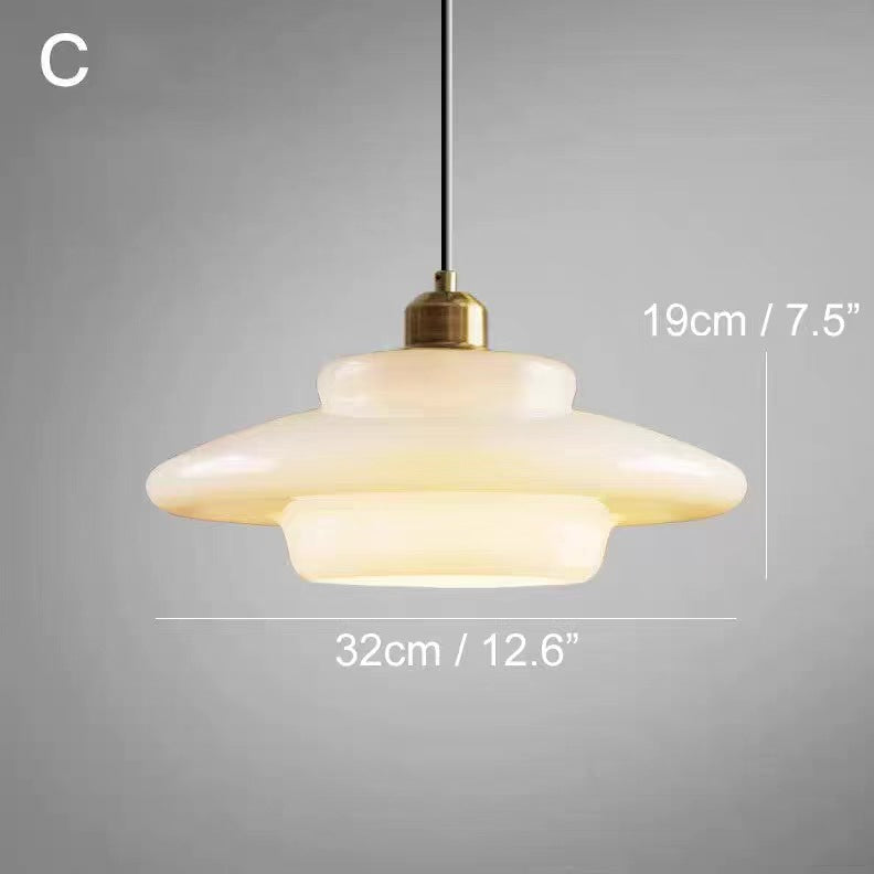 Somerby | Mid-Century Glass Pendant Light