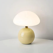 Daphne | Ceramic Mushroom Table Lamp with Three LED Tones
