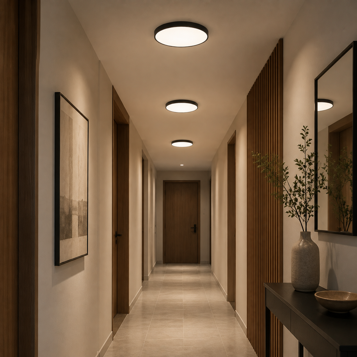 Kalydon | Ultra-Thin Flush Mount Ceiling Light