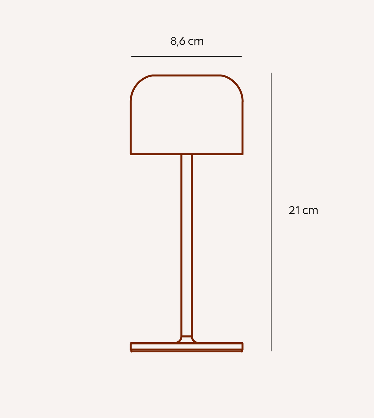 Quinley | Battery-Powered LED Table Lamp
